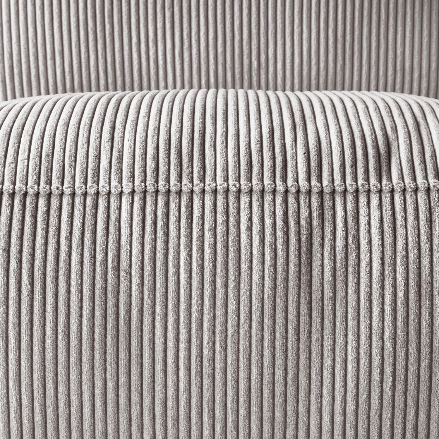 Ars Natura Ensemble 2 éléments LORALAI - Velours côtelé Lola: Gris clair – Image 13