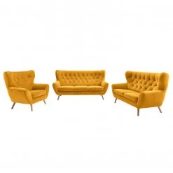 Norrwood Ensemble Celaya (3 éléments) - Jaune melon