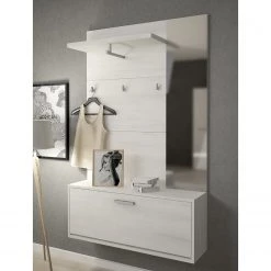 Fredriks Porte-manteaux Ferron - Imitation épicéa blanc