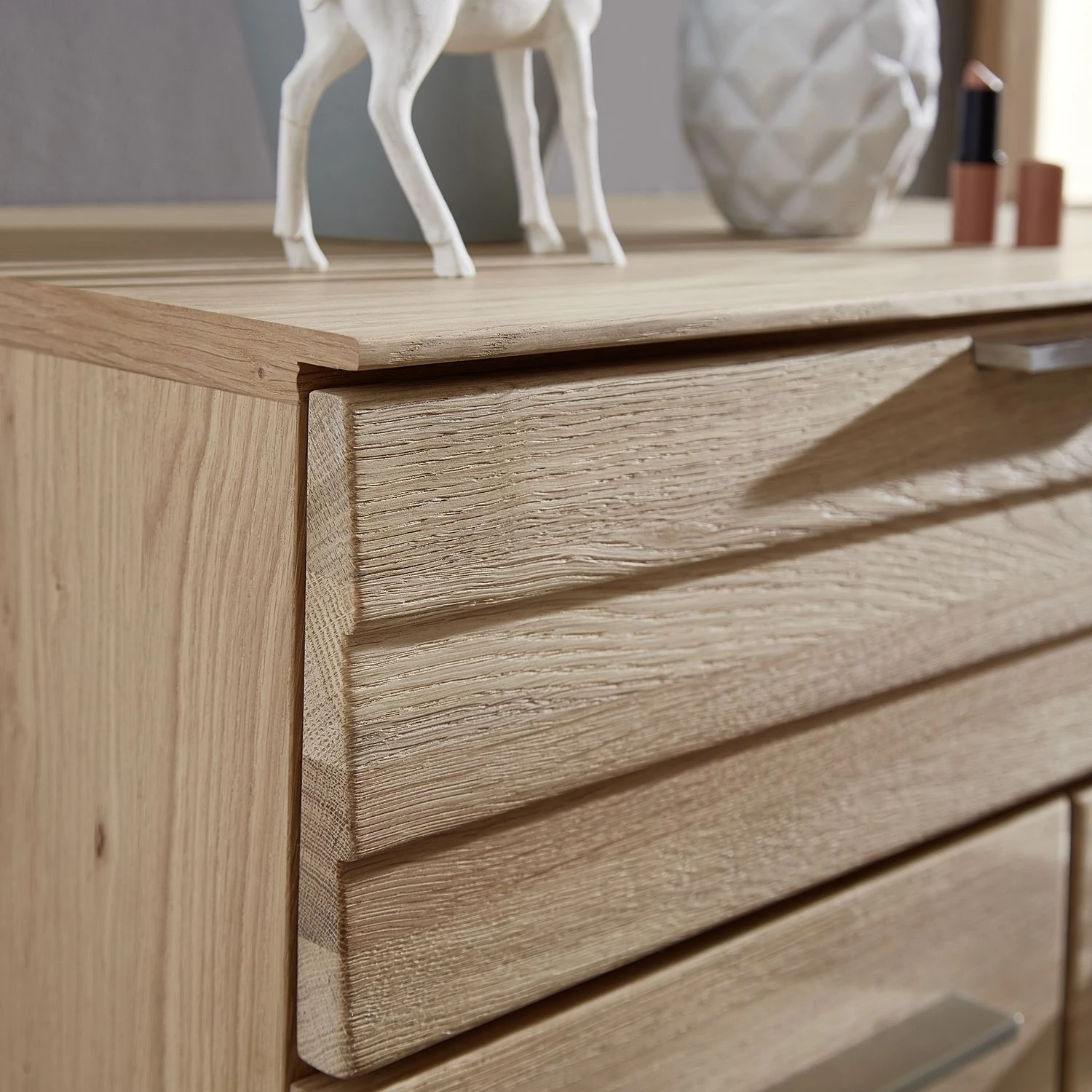 Naturoo Ensemble d’entrée Jorvi I (5 éléments) - Partiellement en chêne sauvage massif / Tissu - Chêne sauvage / Gris foncé – Image 19