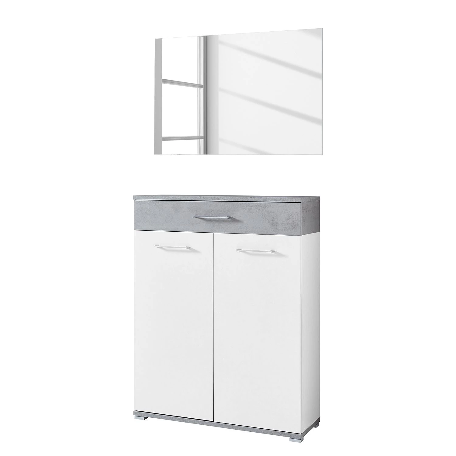 Germania Ensemble d’entrée Nerola I (2 éléments) - Blanc / Imitation béton – Image 2