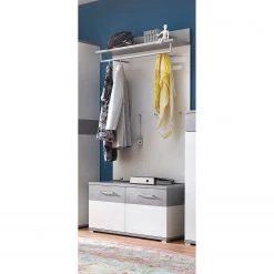 Germania Ensemble d’entrée Nerola V (2 éléments) - Blanc / Imitation béton