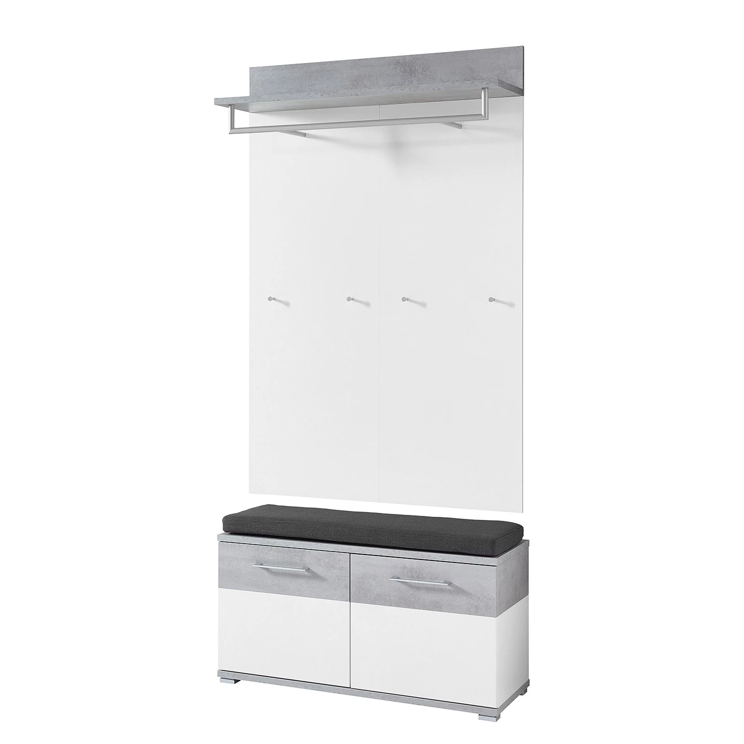 Germania Ensemble d’entrée Nerola V (2 éléments) - Blanc / Imitation béton – Image 8