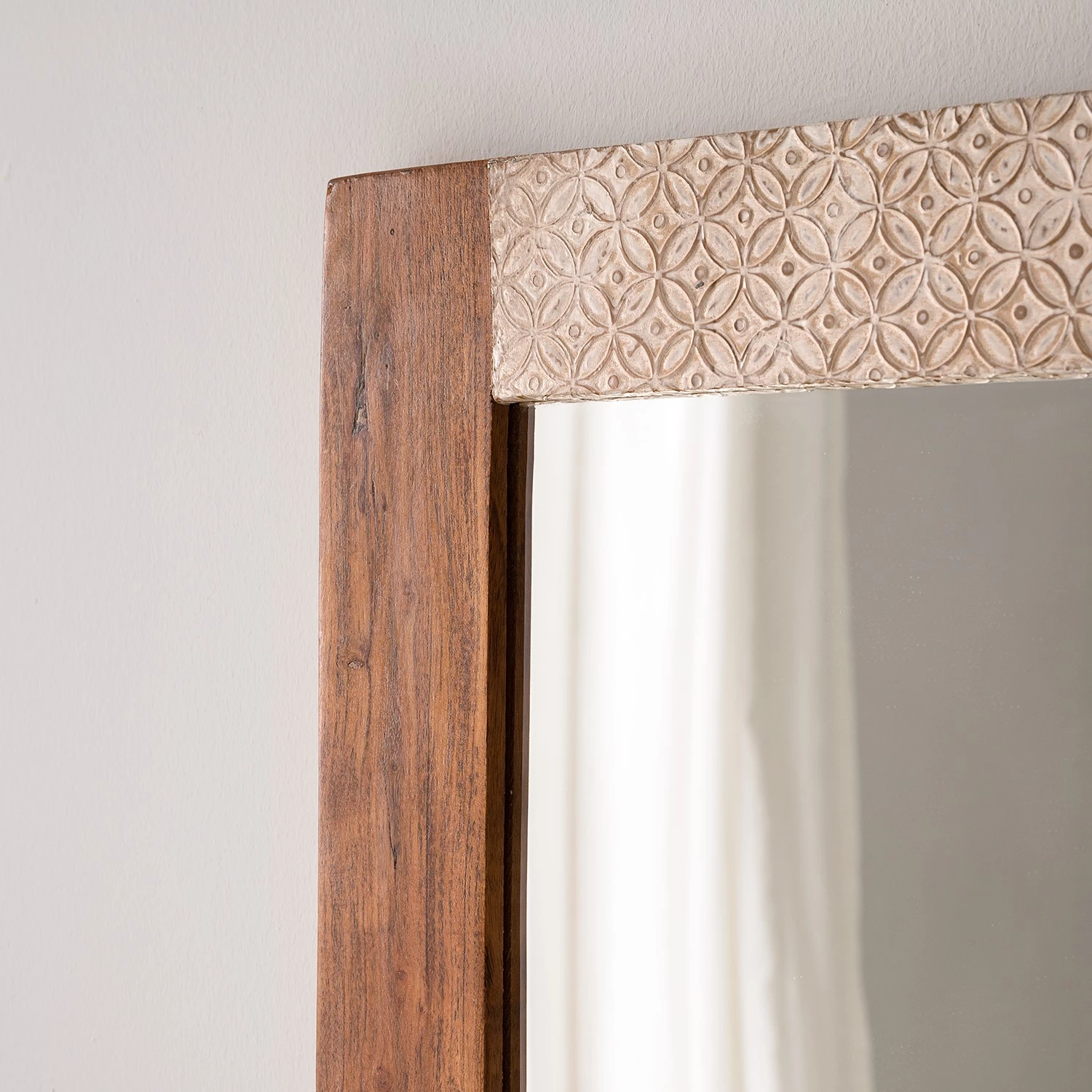 Ars manufacti Ensemble d’entrée Buuda II (3 éléments) - Partiellement en acacia massif - Écru / Acacia – Image 10