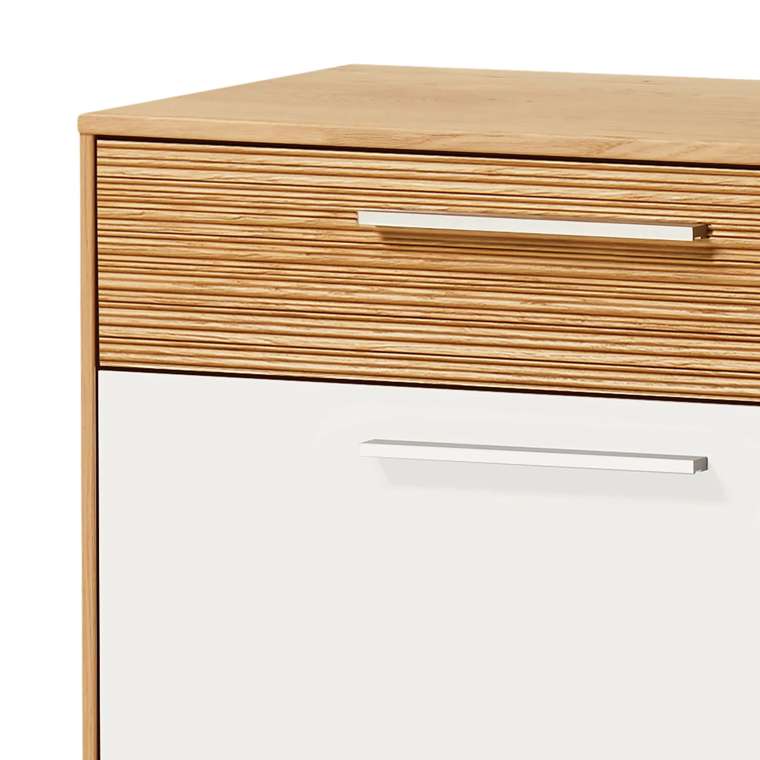 Voss Ensemble d’entrée Loca I (4 éléments) - Partiellement en chêne massif / Métal - Blanc – Image 4