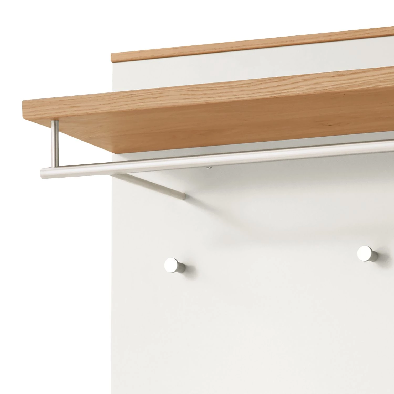 Voss Ensemble d’entrée Loca I (4 éléments) - Partiellement en chêne massif / Métal - Blanc – Image 12