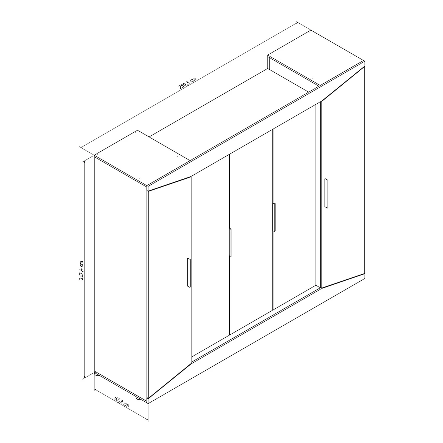 Loftscape Chambre Vinstra (4 éléments) - Marron – Image 12