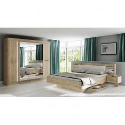 Loftscape Chambre Tromoy (4 éléments) - Marron