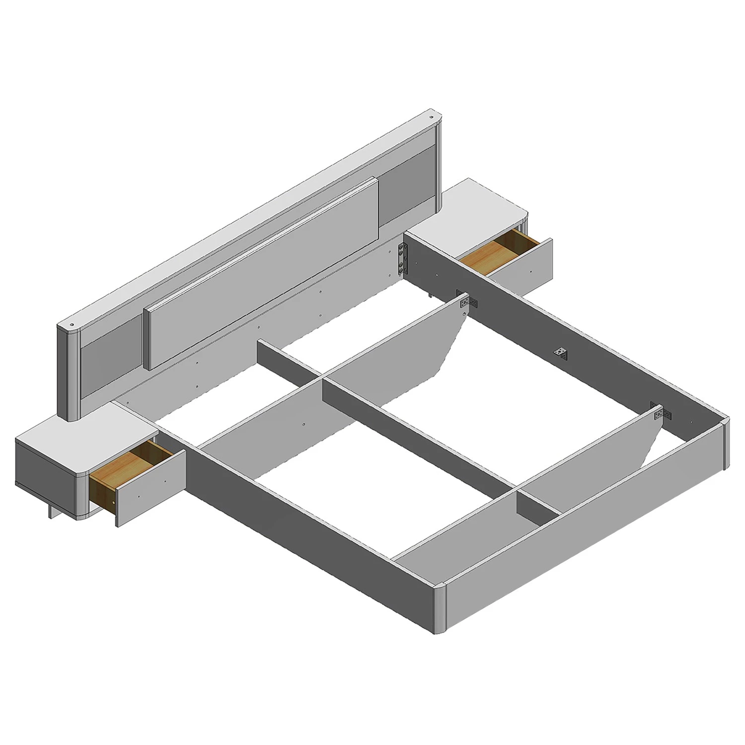 Loftscape Chambre Tromoy (4 éléments) - Marron – Image 7