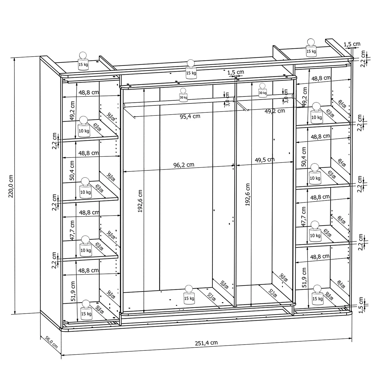 Loftscape Chambre Tromoy (4 éléments) - Marron – Image 11