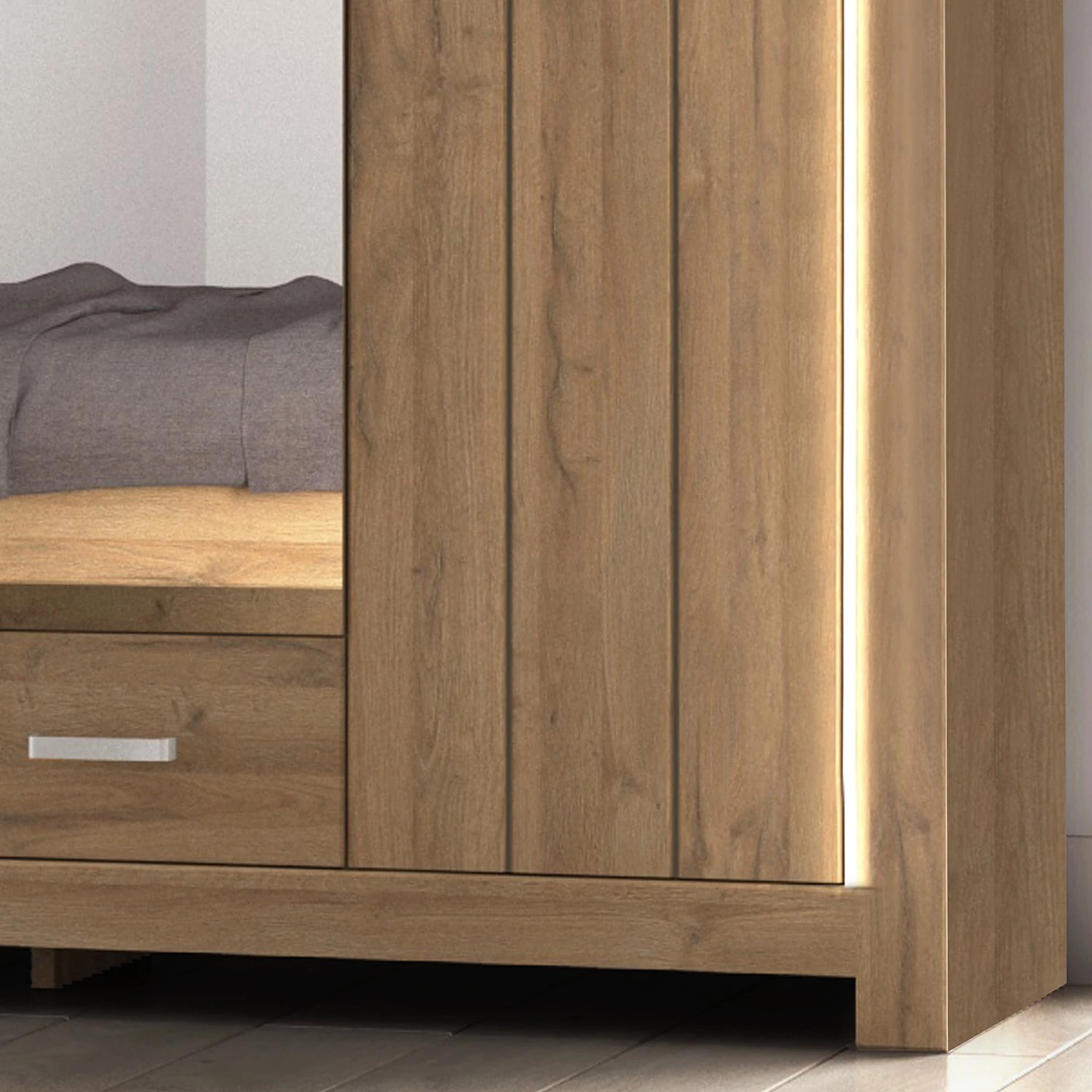 Loftscape Chambre Skalavik (4 éléments) - Marron – Image 11