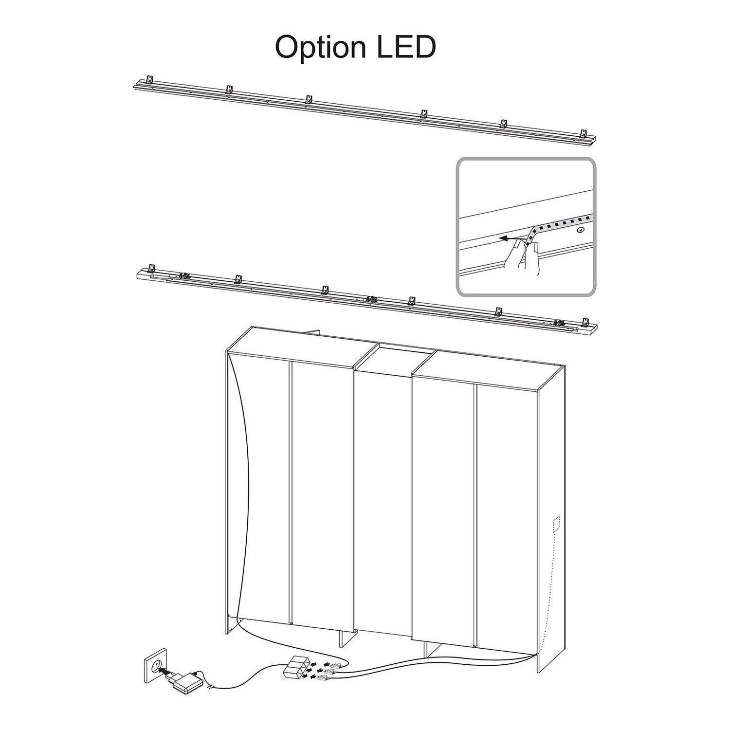 Loftscape Chambre Skalavik (4 éléments) - Marron – Image 14