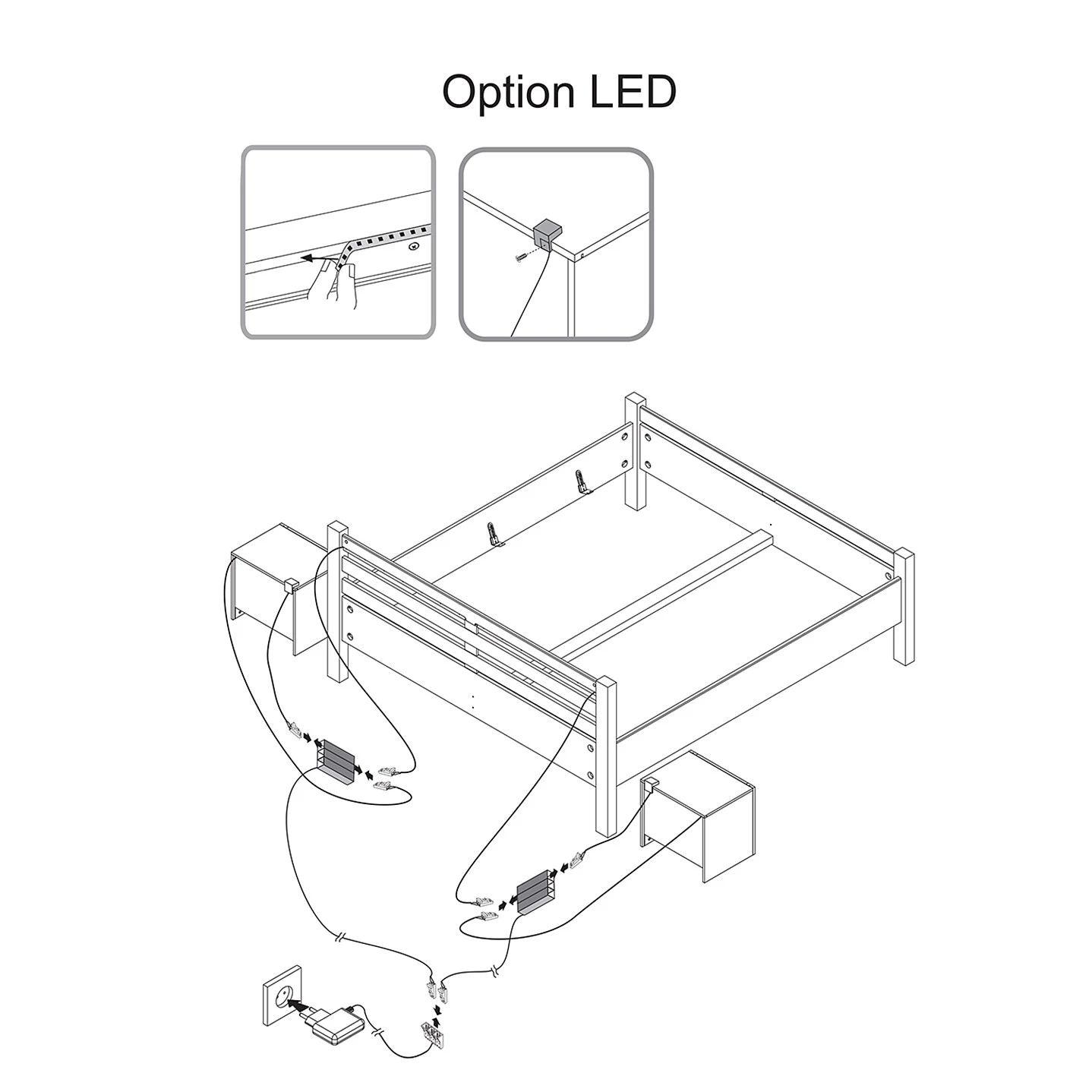 Loftscape Chambre Skalavik (4 éléments) - Marron – Image 17