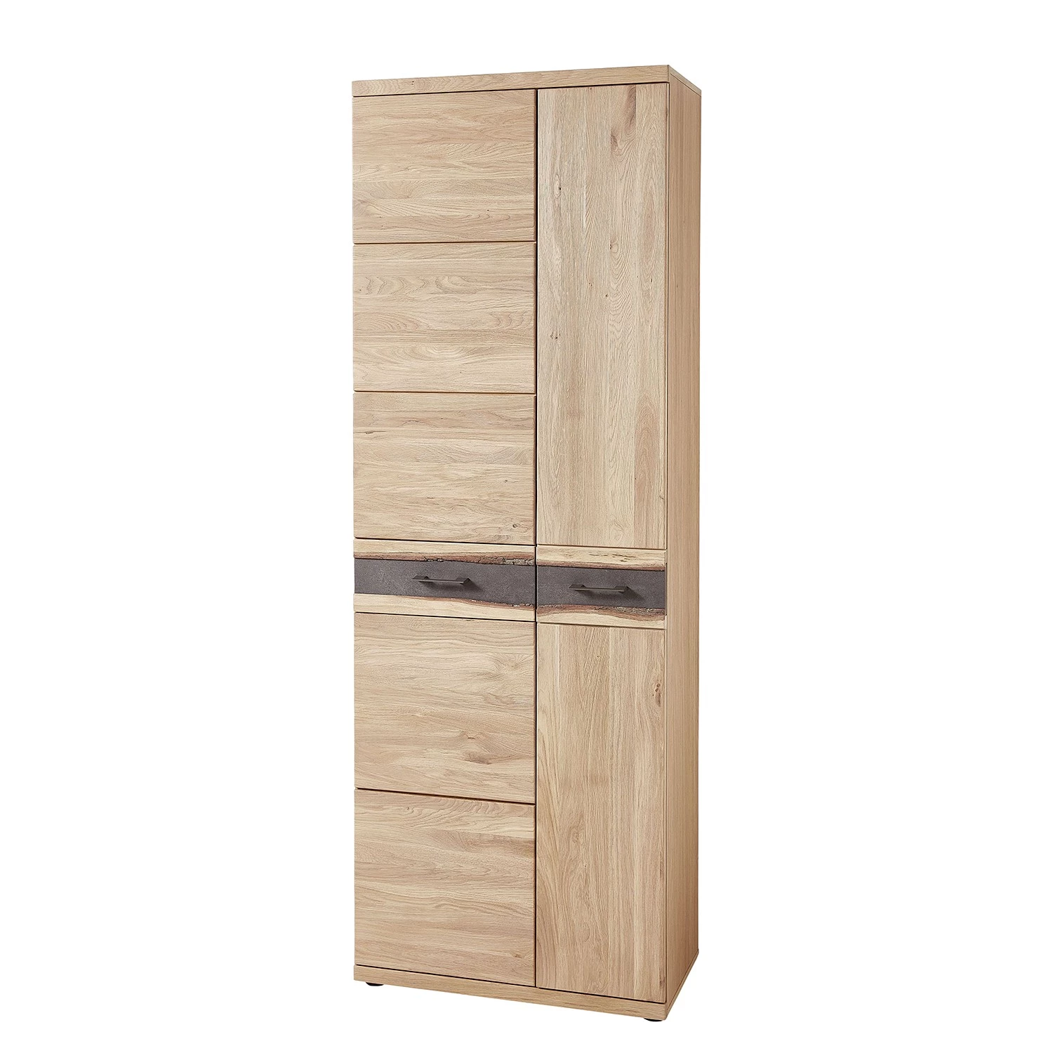 Naturoo Ensemble d’entrée Goodwood I (5 élém.) - Partiellement en chêne sauvage - Chêne sauvage / Gris foncé – Image 3