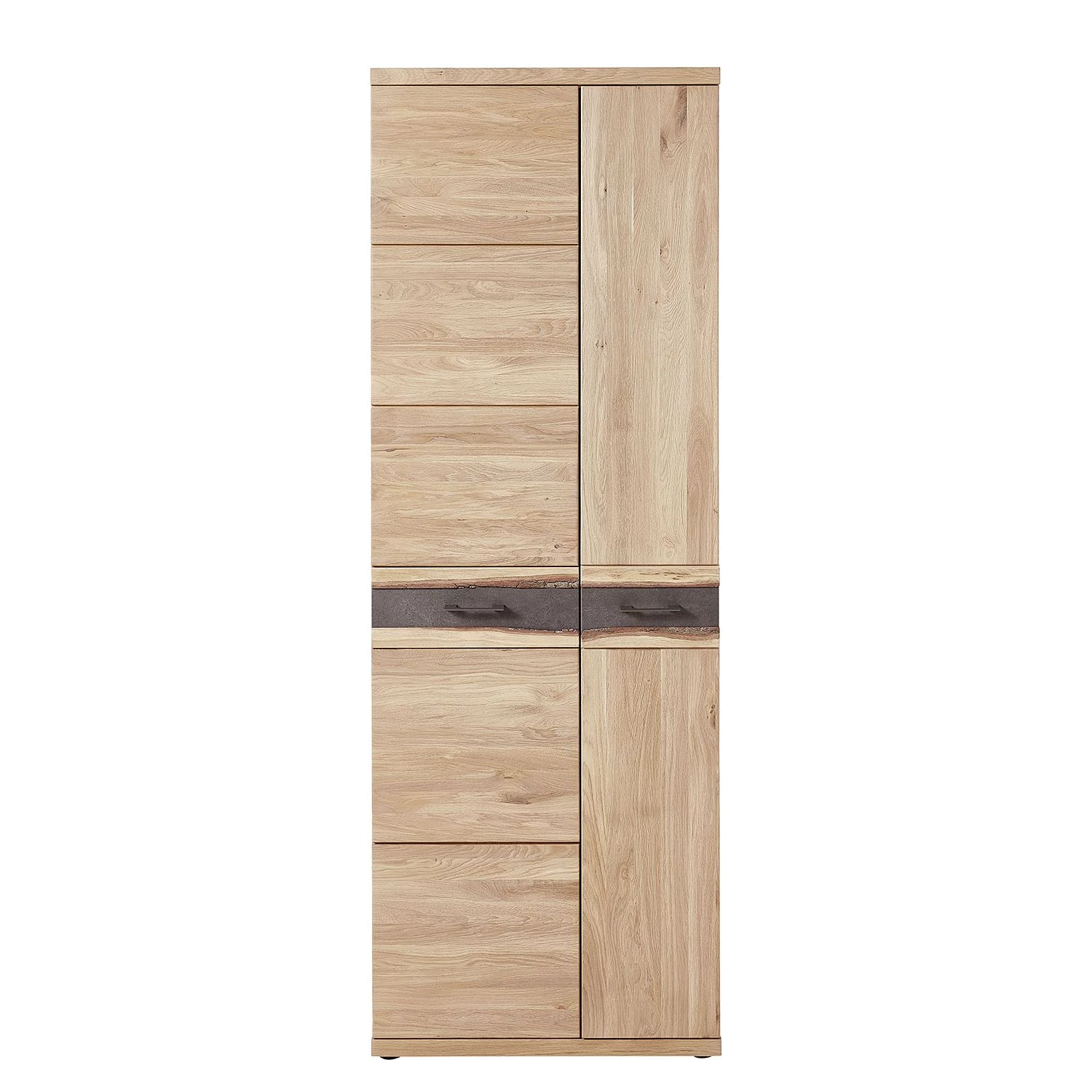 Naturoo Ensemble d’entrée Goodwood I (5 élém.) - Partiellement en chêne sauvage - Chêne sauvage / Gris foncé – Image 4