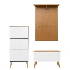 Tenzo Ensemble d’entrée Dot II (3 éléments) - Blanc