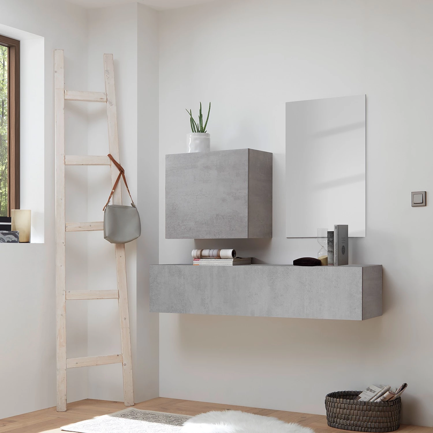 LC Spa Ensemble d’entrée Infinity III (3 élém.) - Imitation béton