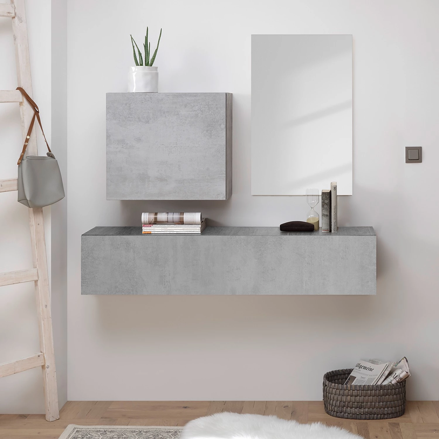 LC Spa Ensemble d’entrée Infinity III (3 élém.) - Imitation béton – Image 2