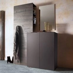 Fredriks Ensemble d’entrée Mavie I (3 éléments) - Imitation wengé