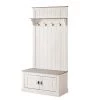 Maison Belfort Vestiaire compact Neely - Pin massif - Epicéa blanc / Epicéa gris