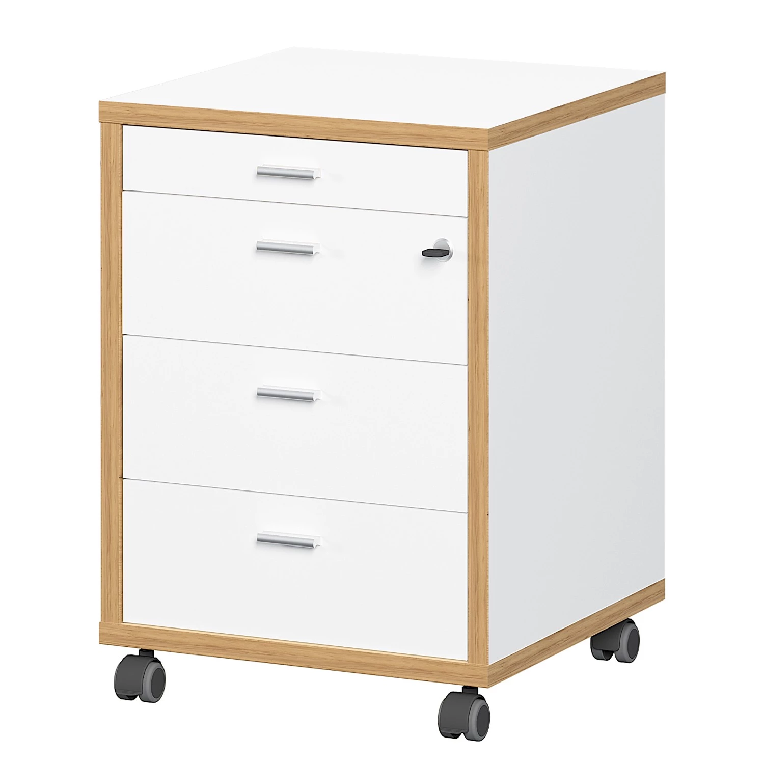 Germania Ensemble de bureau Svene (2 élém.) - Blanc / Imitation chêne de Sonoma – Image 3