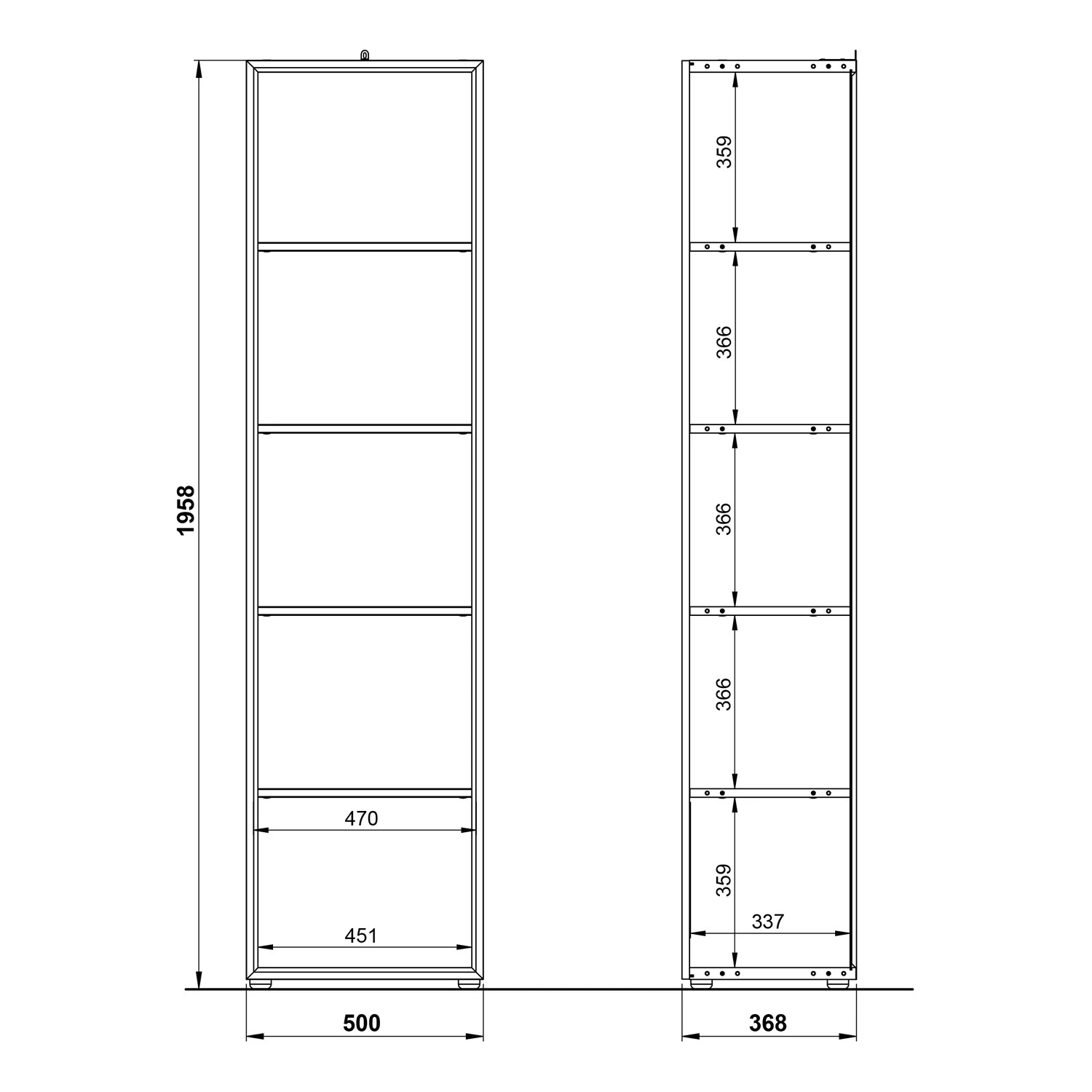 Germania Ensemble bureau Monteria III (2 élém.) - Verre - Blanc / Chrome – Image 7