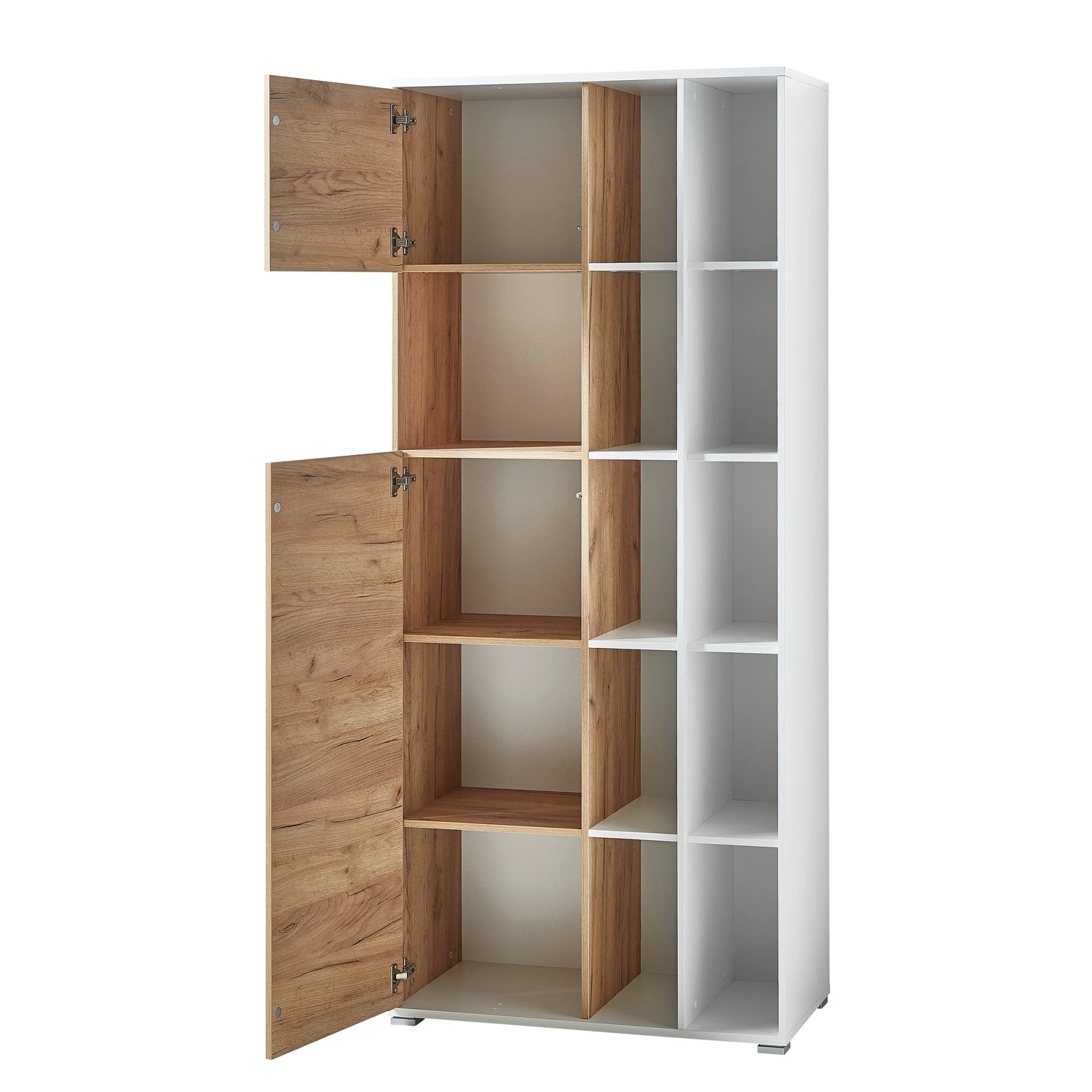 Germania Ensemble de bureau Lioni II (4 éléments) - Imitation chêne de Navarre / Blanc – Image 8