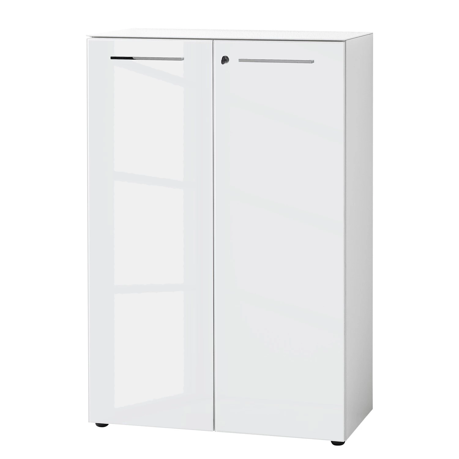 Germania Ensemble de bureau Monteria IV (2 élém.) - Verre - Blanc / Chrome – Image 3