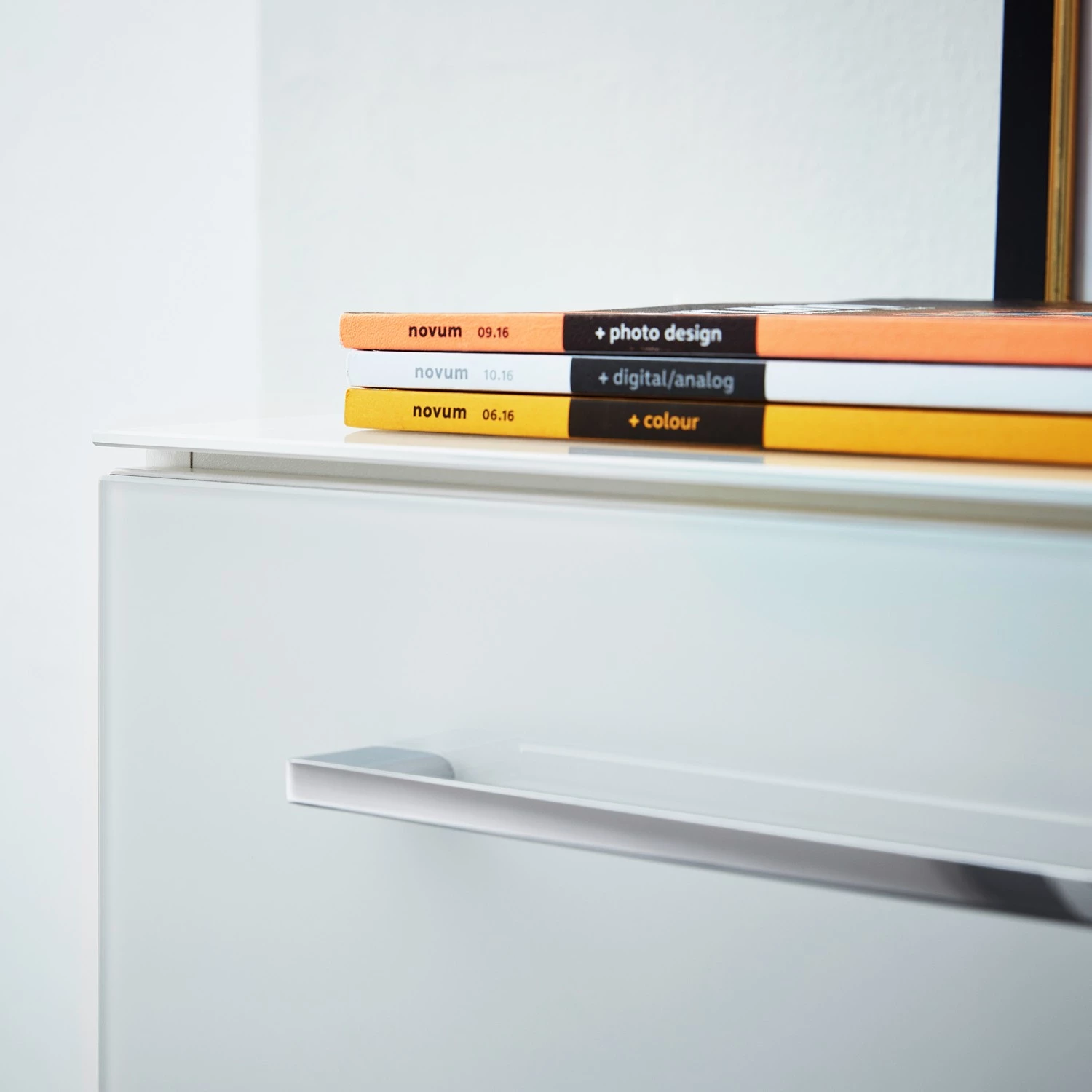 Germania Ensemble de bureau Monteria IV (2 élém.) - Verre - Blanc / Chrome – Image 6