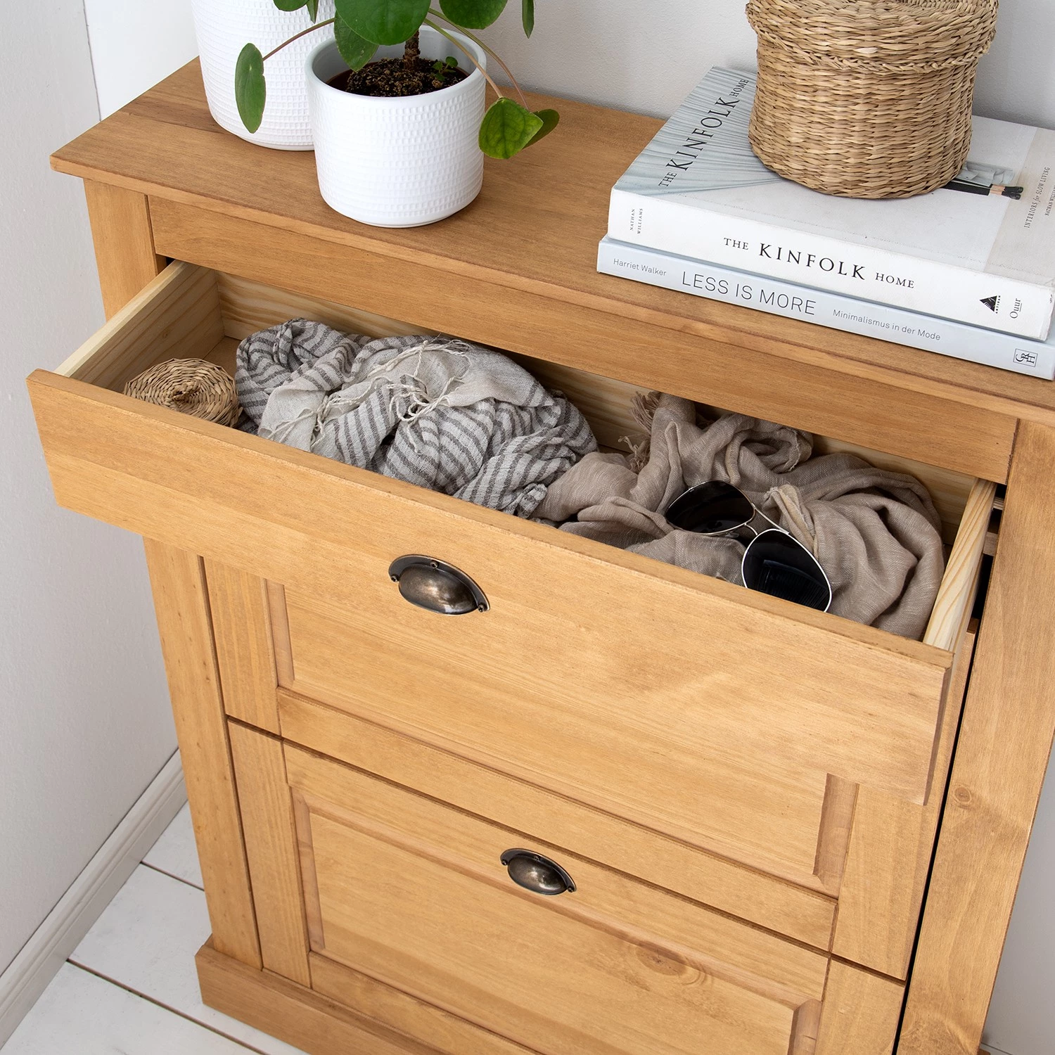 Maison Belfort Ensemble d’entrée Neely I (2 éléments) - Pin massif - Pin – Image 6