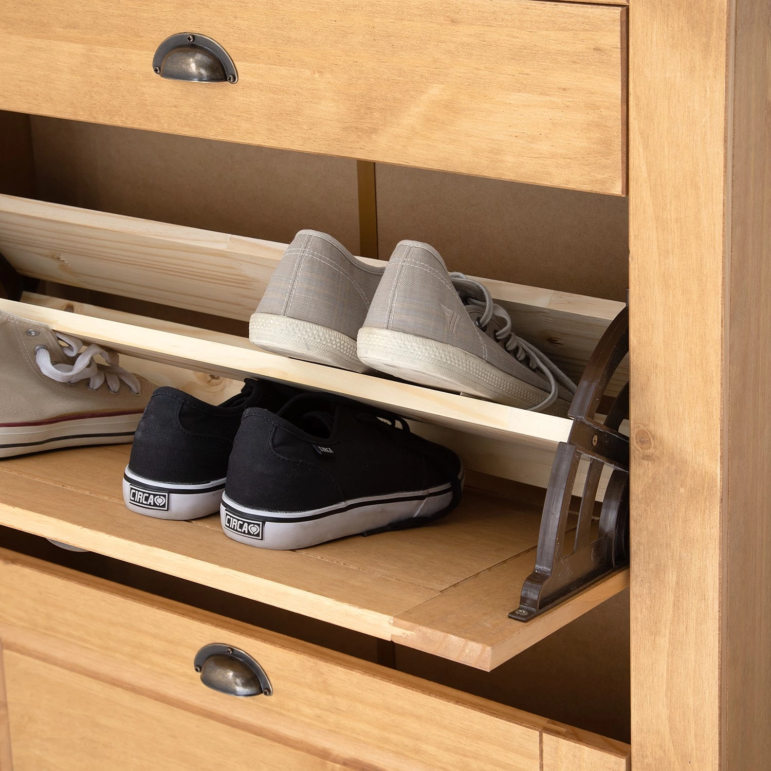 Maison Belfort Ensemble d’entrée Neely I (2 éléments) - Pin massif - Pin – Image 7