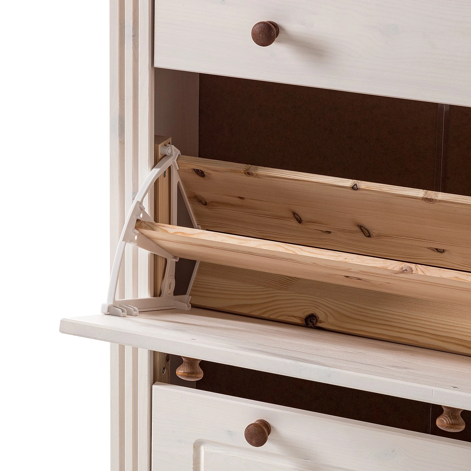 Maison Belfort Ensemble entrée Lillehammer III (3 él.) - Pin massif - Pin blanc / Pin couleur miel – Image 8