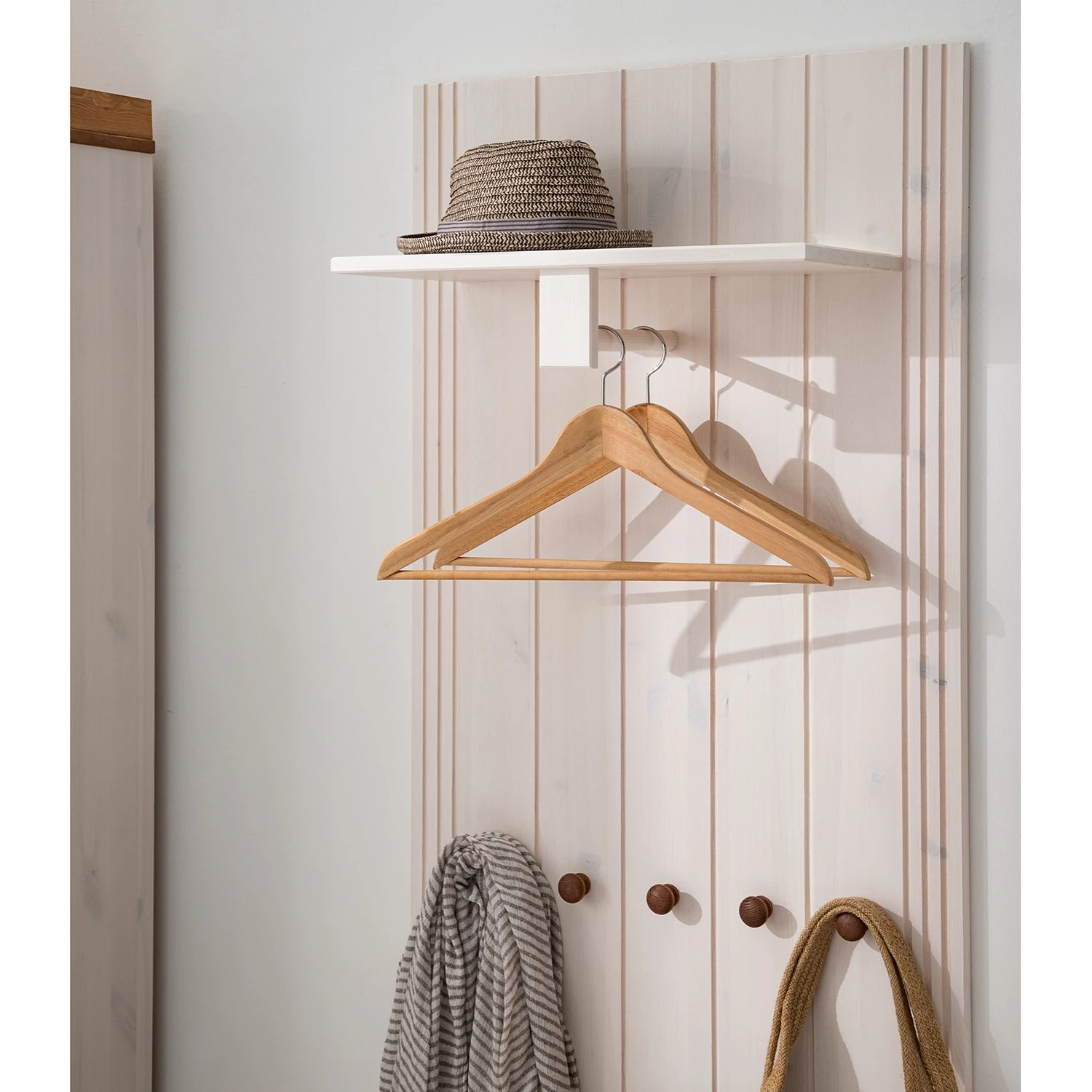 Maison Belfort Ensemble entrée Lillehammer III (3 él.) - Pin massif - Pin blanc / Pin couleur miel – Image 16