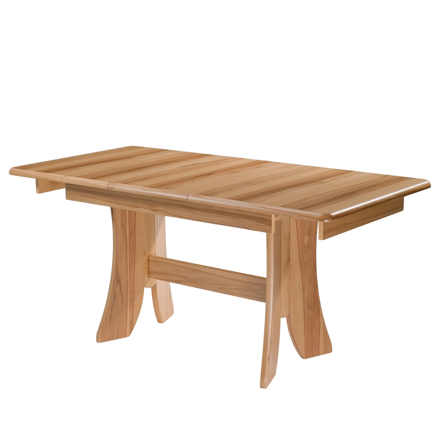 Schösswender Salle à manger complète Bali (4 élém.) - Tissu / Partiellement en duramen de hêtre massif - Marron / Duramen de hêtre – Image 3