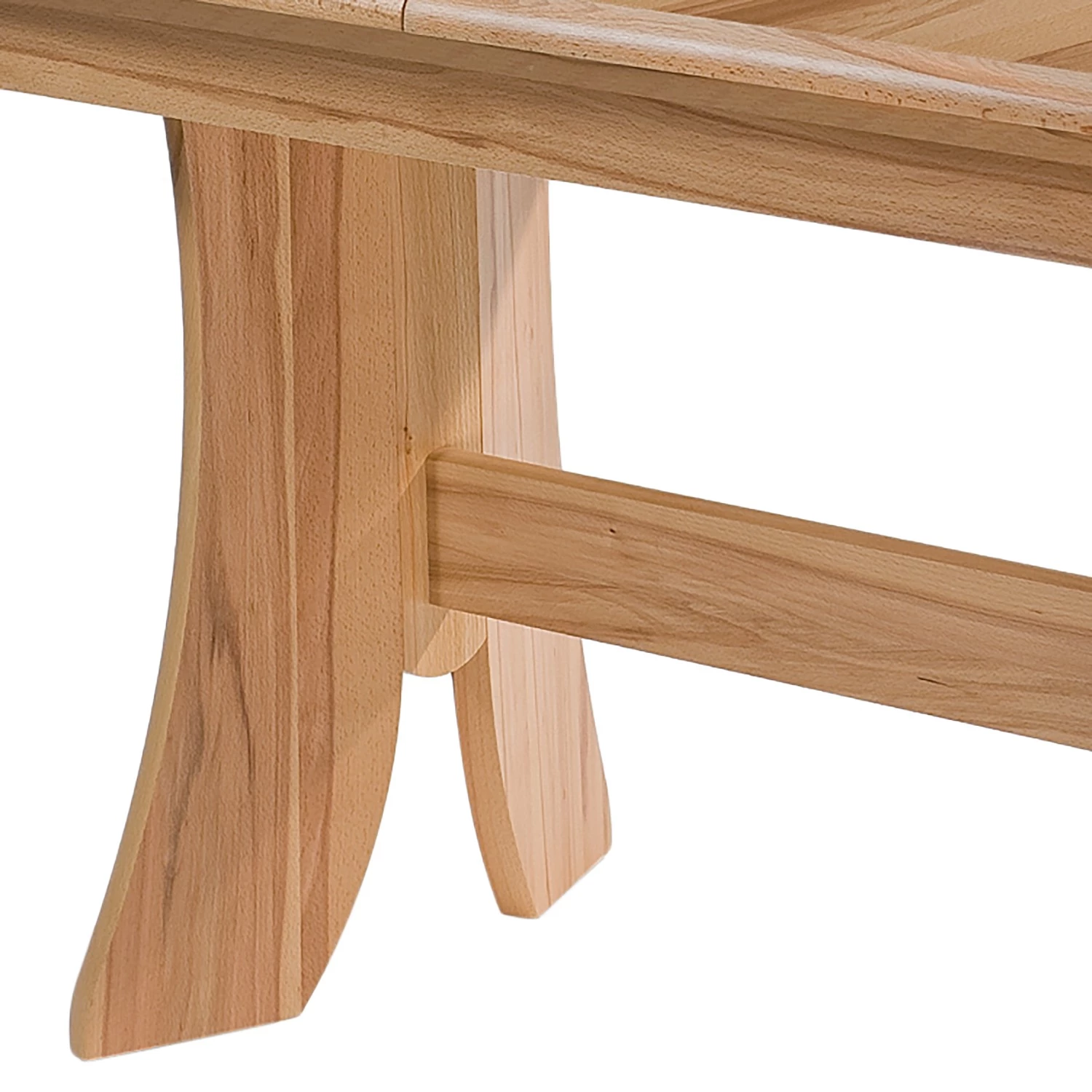 Schösswender Salle à manger complète Bali (4 élém.) - Tissu / Partiellement en duramen de hêtre massif - Marron / Duramen de hêtre – Image 5