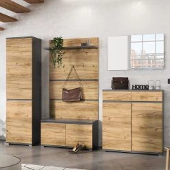 Germania Ensemble d’entrée Lisbonne II (5 élém.) - Imitation chêne de Navarra