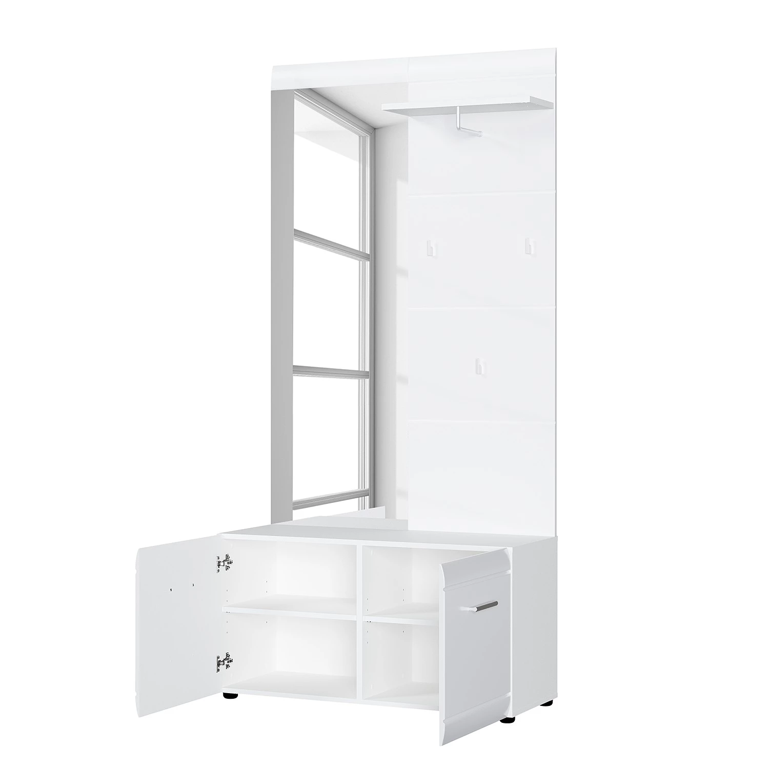 Germania Ensemble d’entrée Adana VII (4 élém.) - Blanc brillant / Blanc mat – Image 5