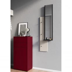 Germania Ensemble d’entrée Madeo III (2 élém.) - Rouge cerise / Anthracite