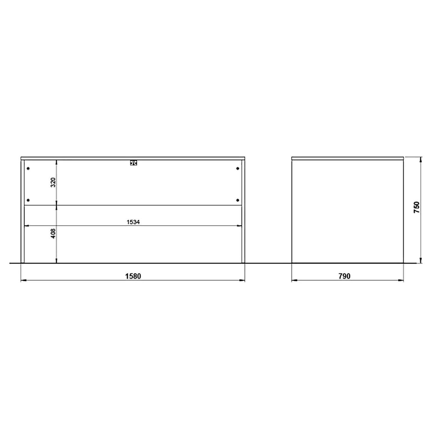 Germania Ensemble de bureau Ancona II (2 élém.) - Métal - Cachemire / Imitation noyer – Image 10