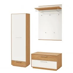 Voss Ensemble d’entrée Loveno III (3 élém.) - Placage en bois véritable - Blanc