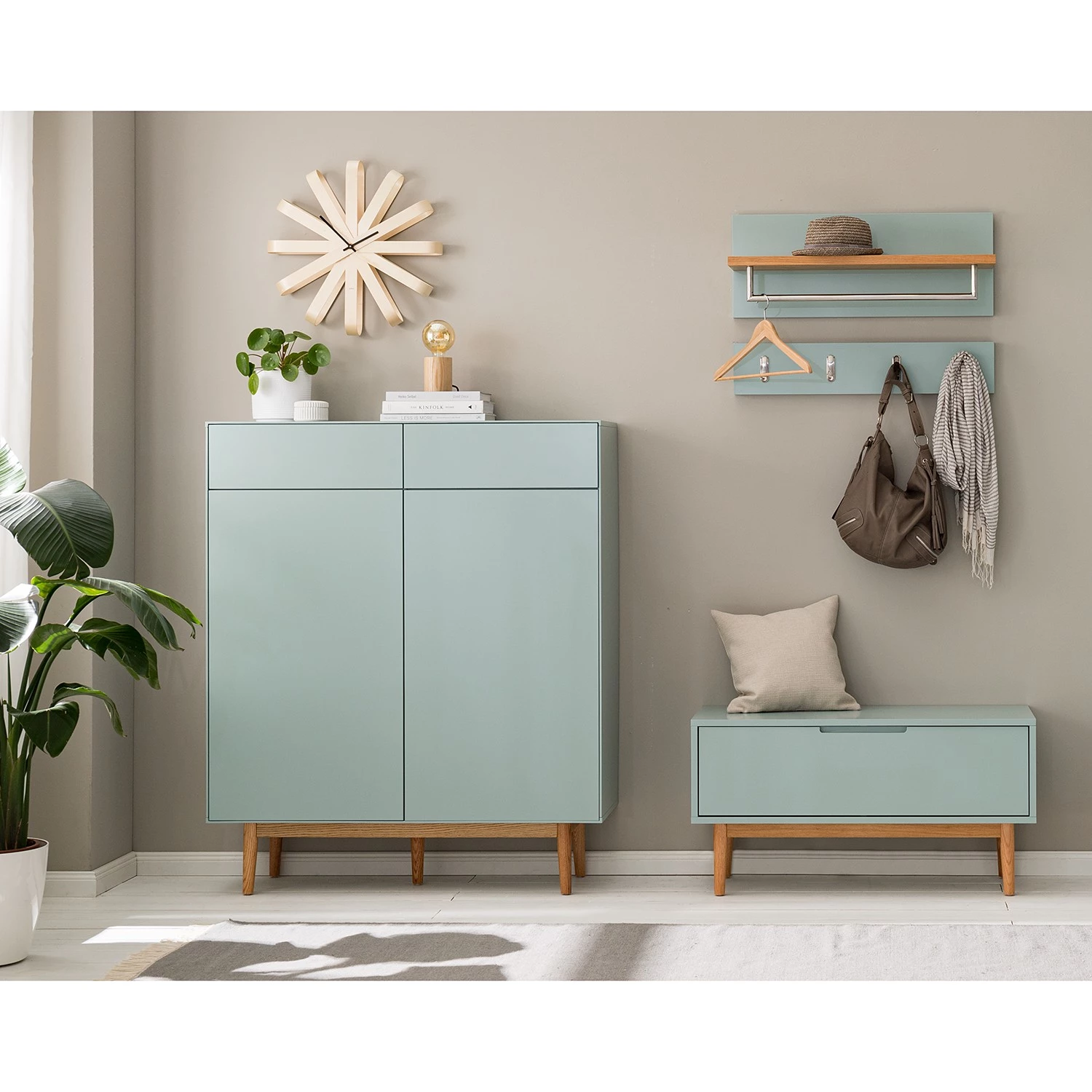 Mørteens Ensemble d’entrée Lindholm VI (4 élém.) - Vert menthe