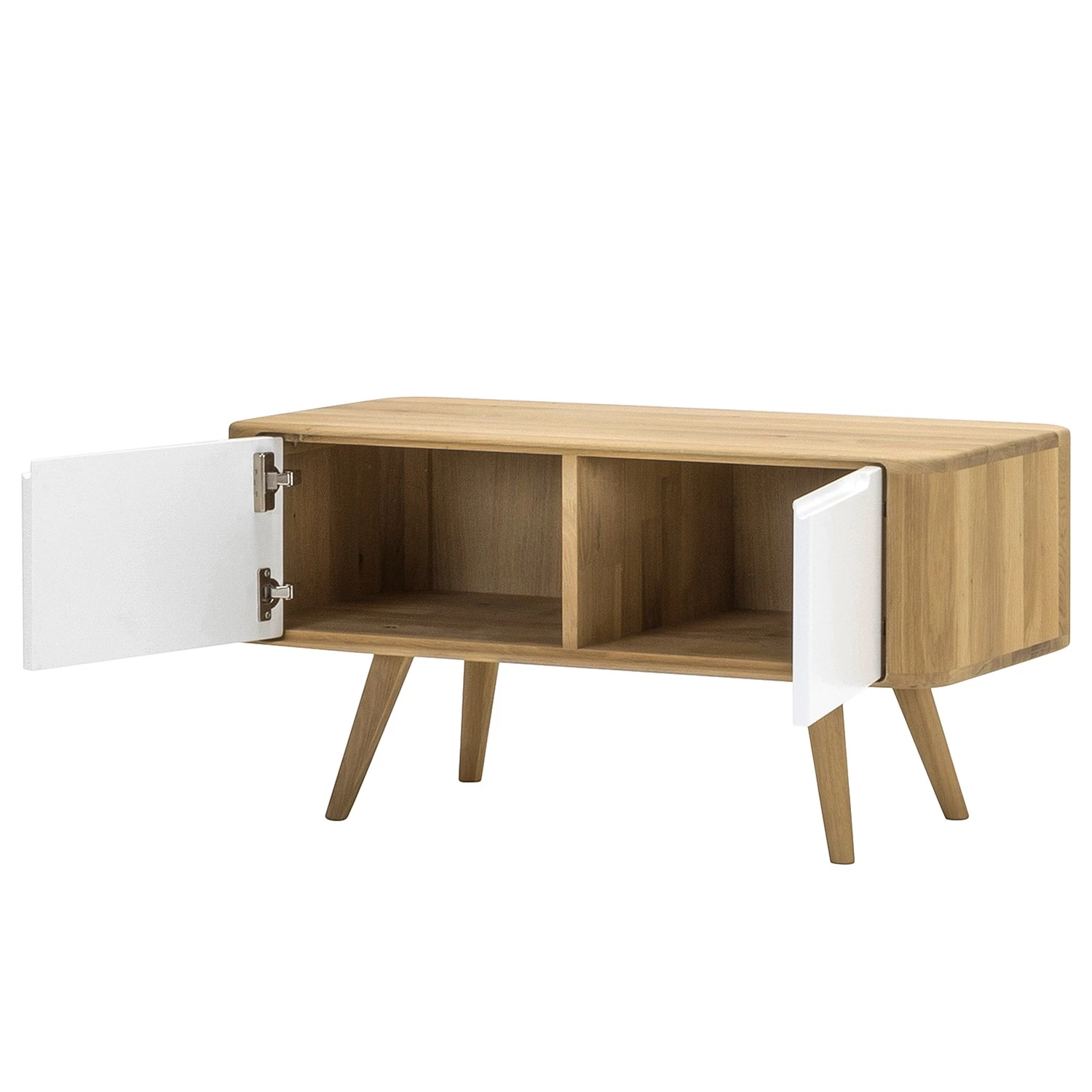 Studio Copenhagen Ensemble d’entrée Loca III (2 éléments) - Partiellement en chêne sauvage massif - Blanc / Chêne – Image 5