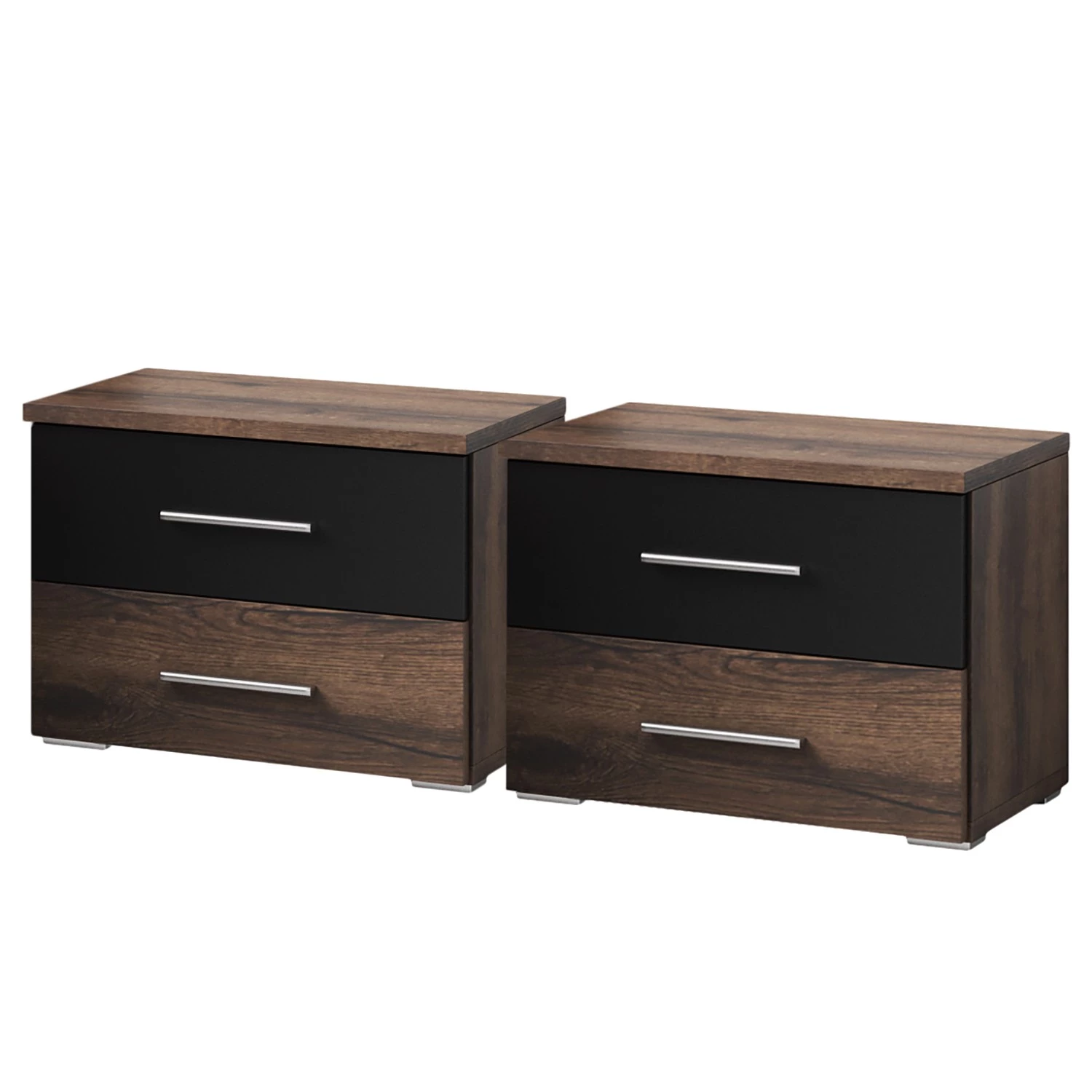 Mooved Ensemble de lit Richford - Duramen de noyer - 180 x 200cm – Image 3