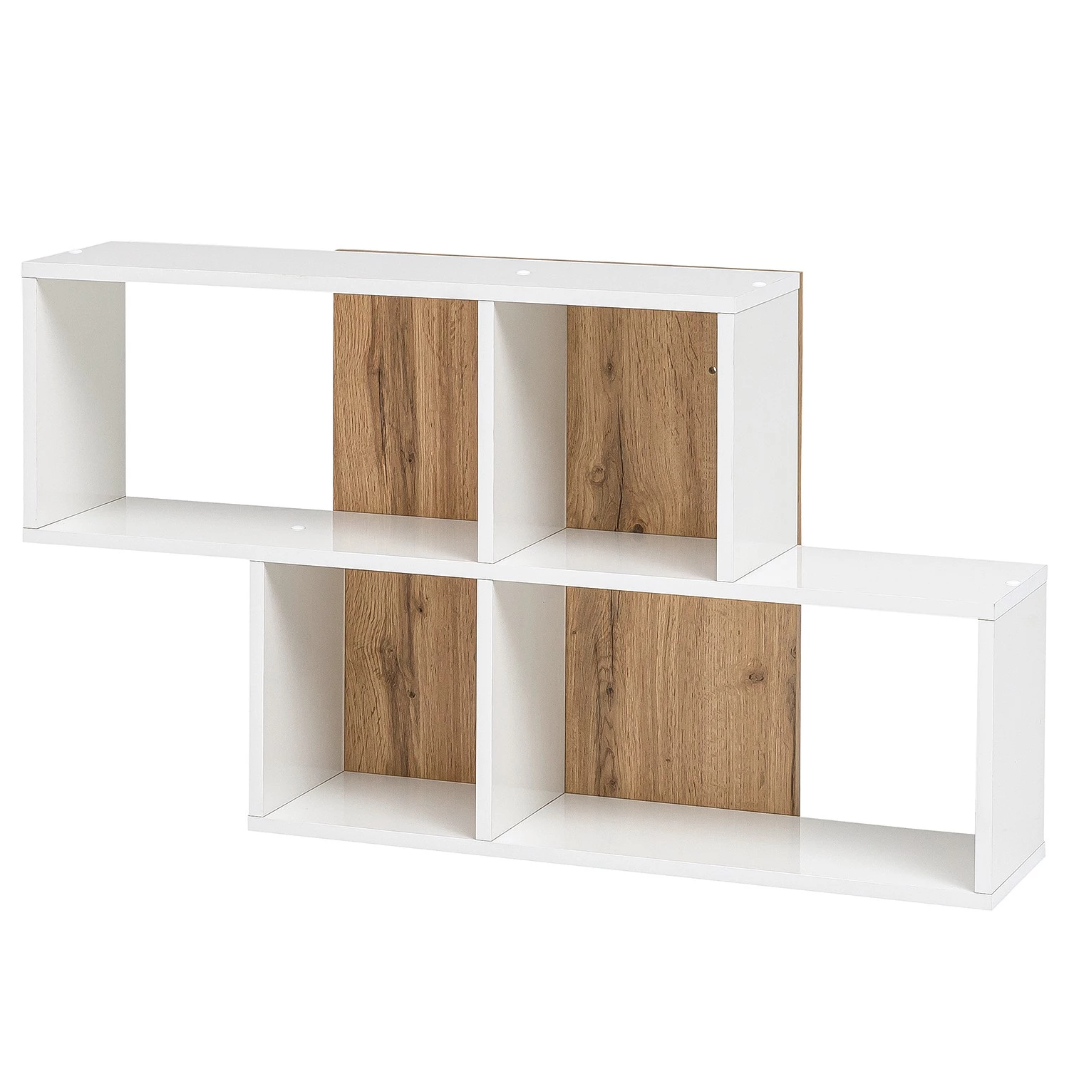 Schildmeyer Ensemble d’entrée Padua III (2 éléments) - Blanc / Imitation chêne rustique – Image 3