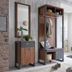 Ars manufacti Ensemble d’entrée Marton I (3 éléments) - Imitation chêne Stirling / Anthracite