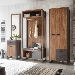 Ars manufacti Ensemble d’entrée Marton II (4 éléments) - Imitation chêne Stirling / Anthracite