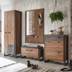 Ars manufacti Ensemble d’entrée Marton IV (4 éléments) - Imitation chêne Stirling / Anthracite