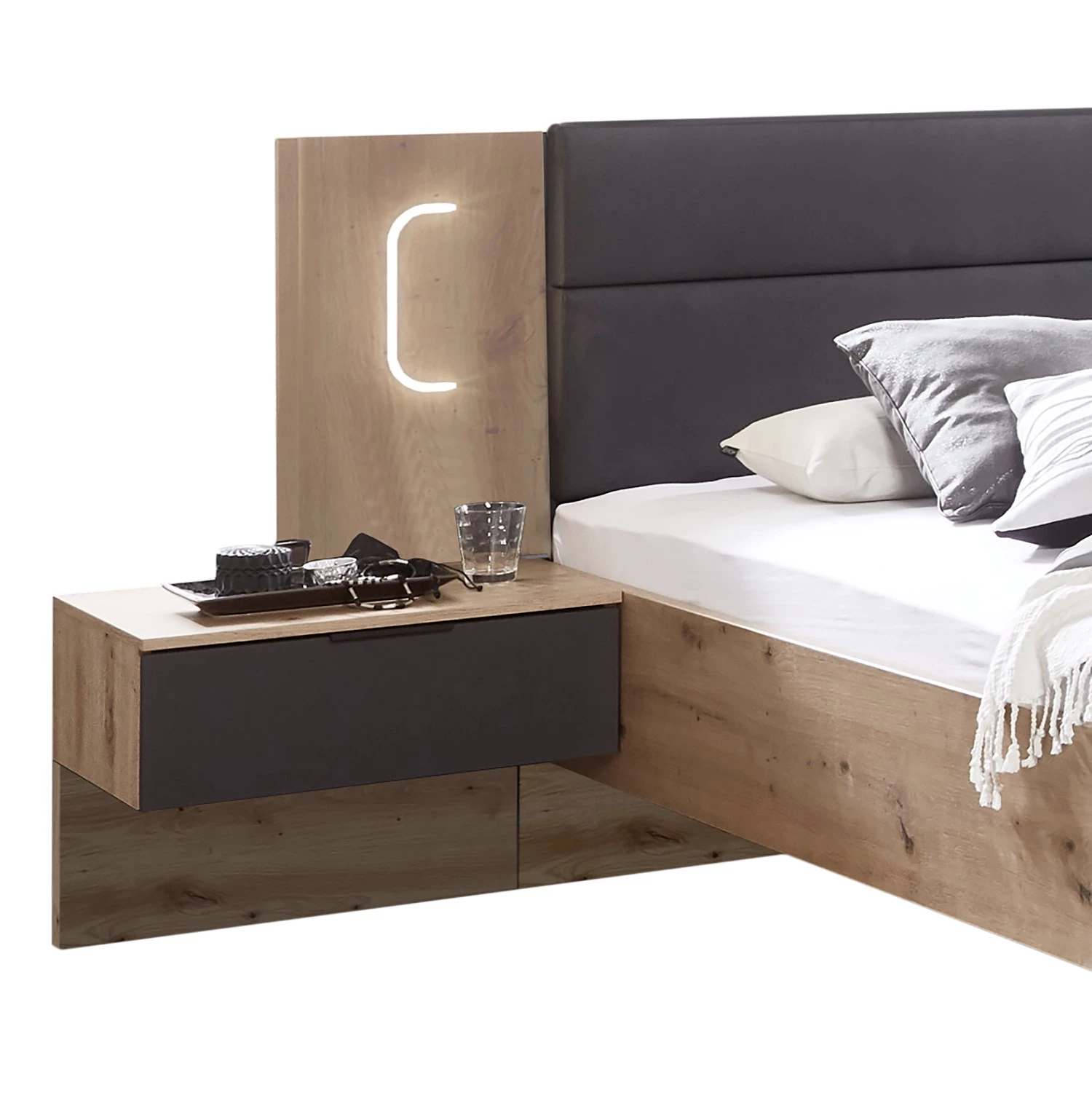 Fresh to go Lit futon et chevets Shanghai (3 élém.) - 180 x 200cm – Image 2