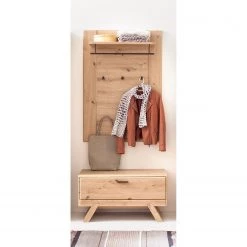 Norrwood Ensemble d’entrée Coulogne I (2 élém.) - Imitation planches de chêne / Gris