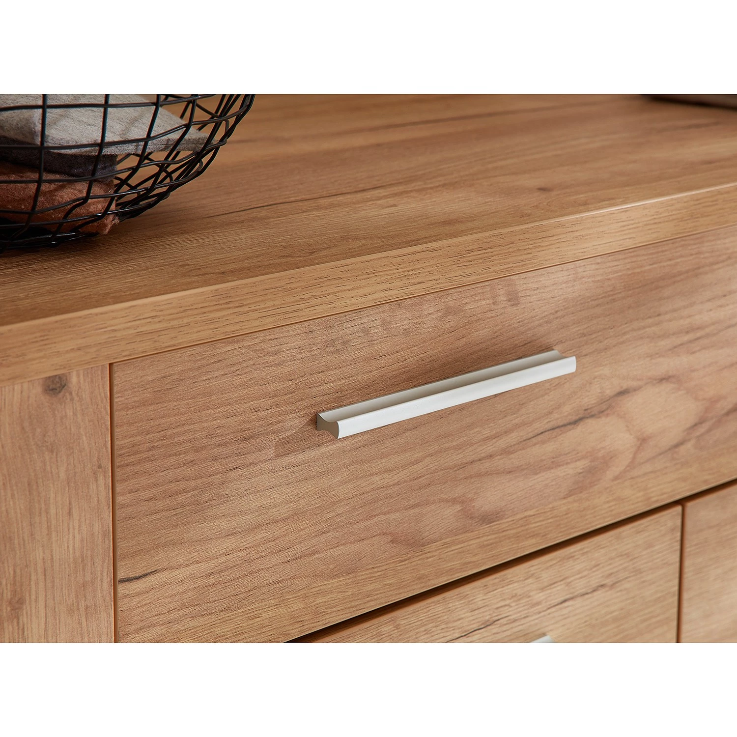 Germania Ensemble d’entrée Castera II (4 élém.) - Imitation chêne de Navarre / Argenté – Image 9